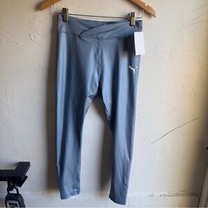 Puma‎ Shiny Blue Leggings NWT Size S